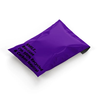 100% Recycled Purple Mail Bag