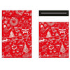 Christmas Red Recycled Mail Bag<br>(15x18 Inch/38.1x45.7cm)