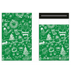 Christmas Green Recycled Mail Bag<br>(10x14 Inch/25.4x35.6cm)
