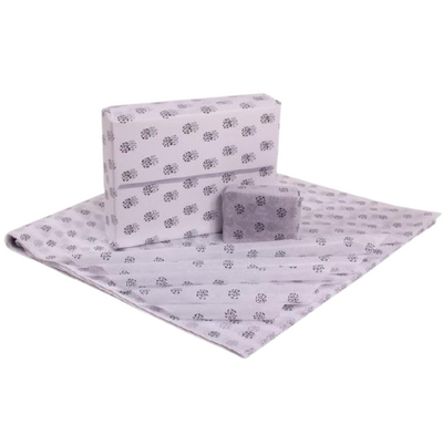 Tissue Paper 500x750mm (Grey Flower)  | SR Mailing | Sustainable eCommerce Packaging