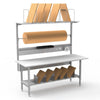 Packing table with package cutter